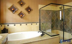 Framed Glass Shower Door by Empire Enclosures Florida.jpg