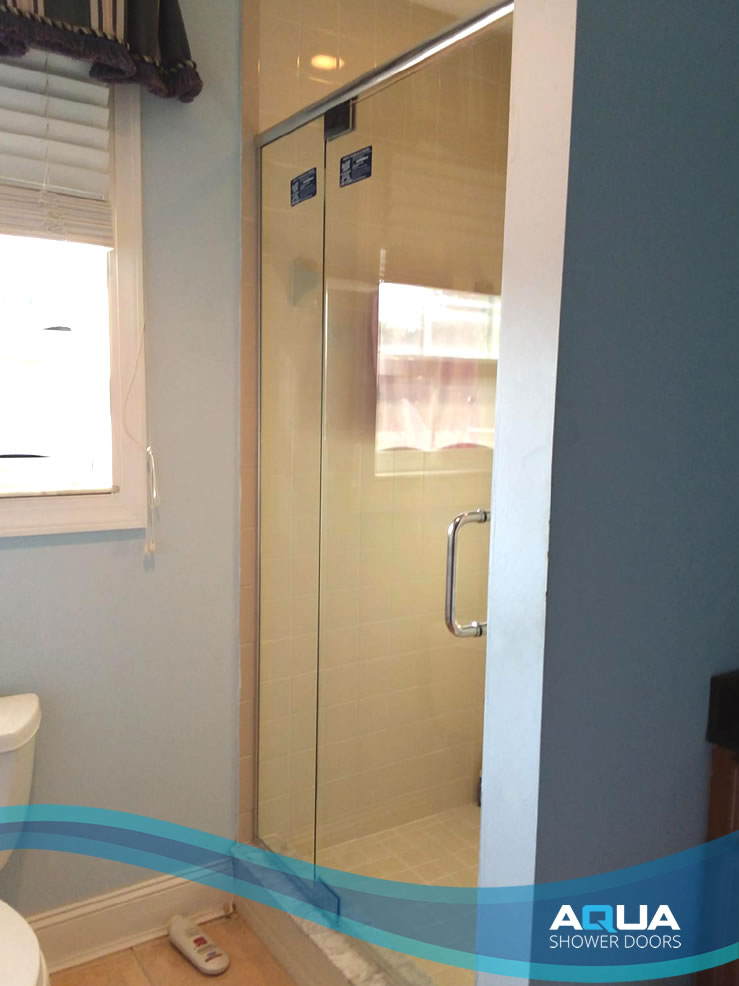 3/8" Frameless Inline Pivot Enclosure Installation AQUA Shower Doors